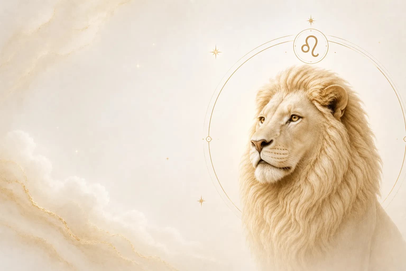 Leo Zodiac Astronomical Illustration