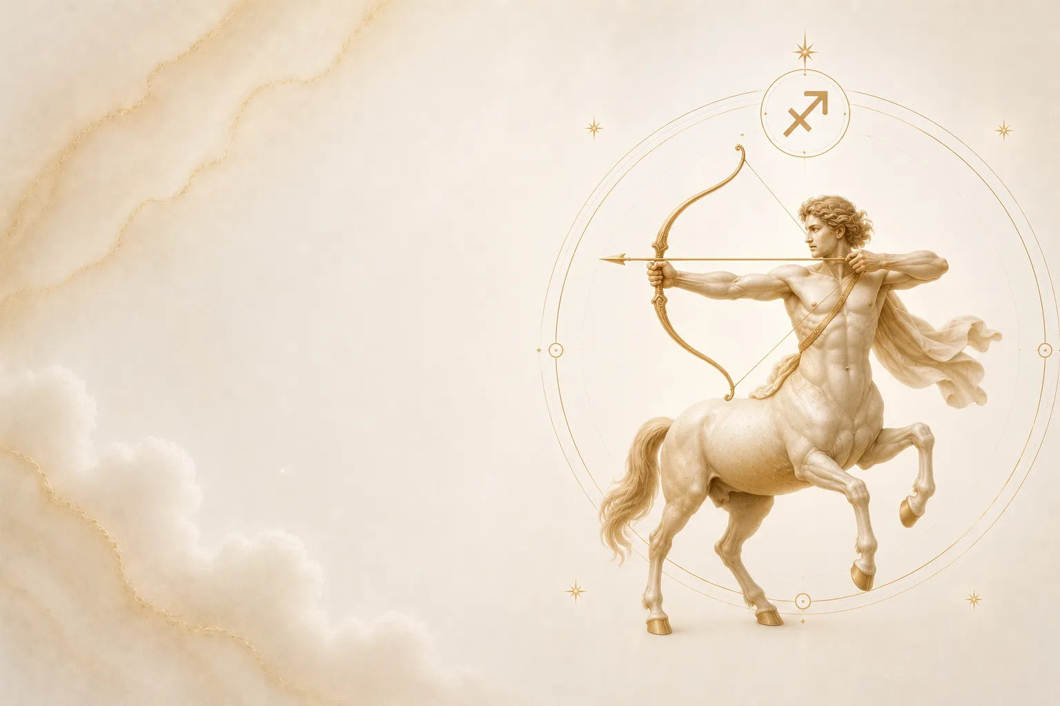 Sagittarius Zodiac Astronomical Illustration