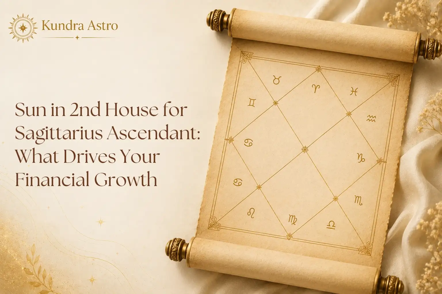 Sun in the Second House for Sagittarius Ascendant: Meaning and Traits