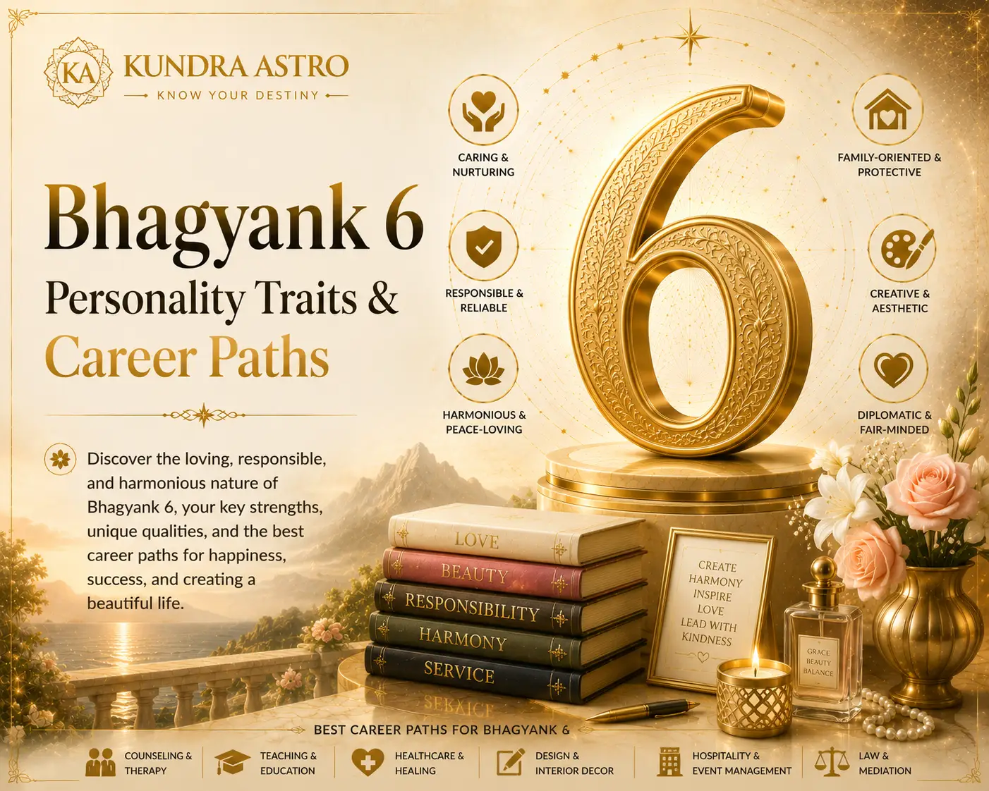 Bhagyank 6 Meaning: Personality, Relationships & Career Guide