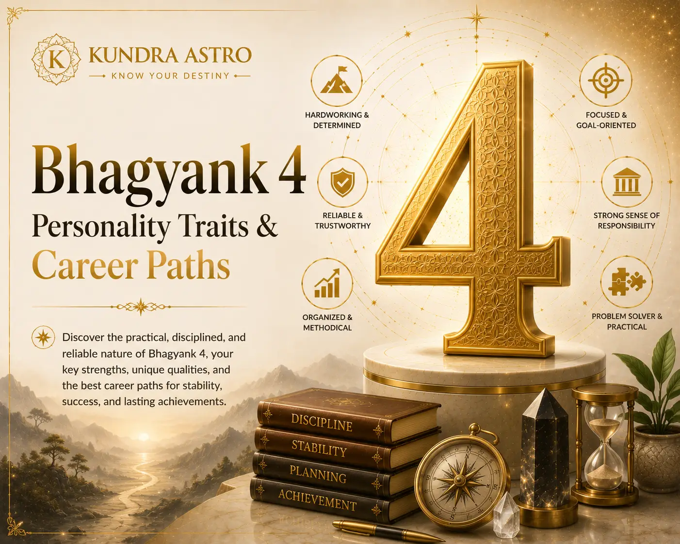Bhagyank 4: A Complete Guide to Personality, Career & Compatibility