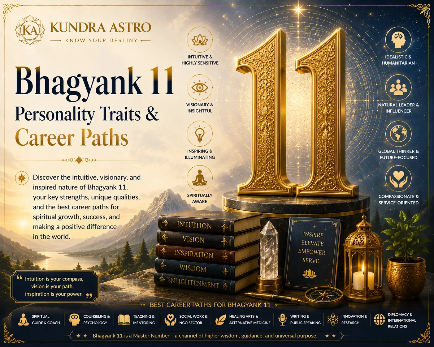 Bhagyank 11: Personality, Meaning & The Complete Master Number Guide