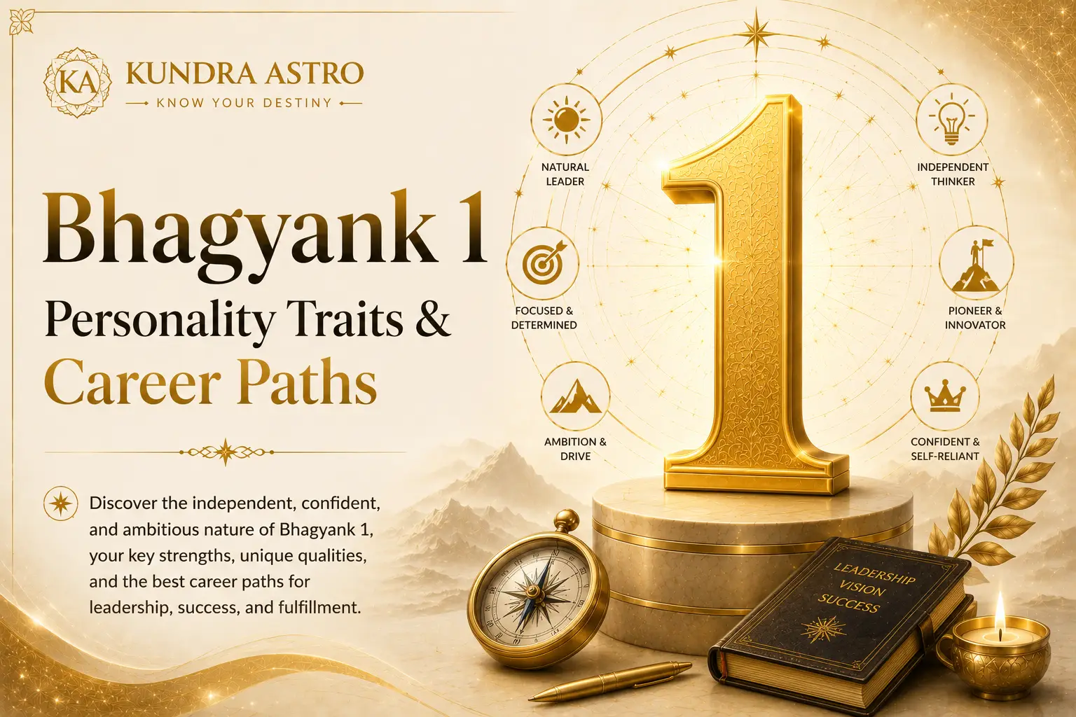 Bhagyank 1: Personality Traits & Destiny Number Guide | Kundra Astro