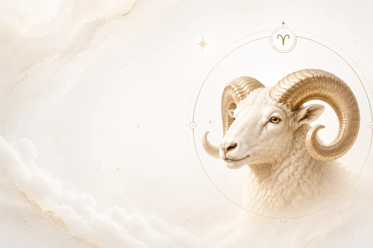 Aries Zodiac Astronomical Illustration