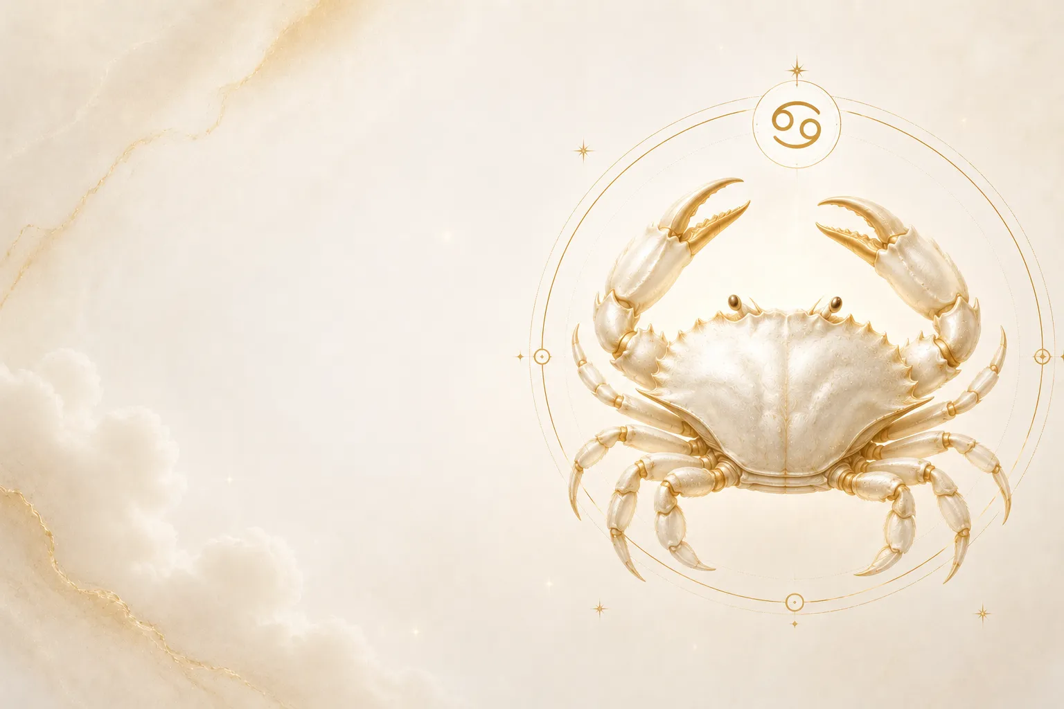Cancer Zodiac Astronomical Illustration